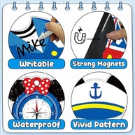 Decoração Magnética para Porta de Cruzeiro: 11 Ímãs Divertidos com Tema Mouse - imagem 5