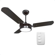 Ventilador de Teto Potente com LED 6500K Brizzo 127V - Silencioso e Moderno - imagem 1