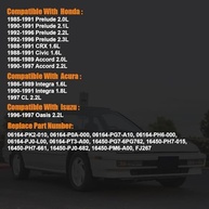 Injetor de Combustível Premium para Honda Prelude, CRX, Civic, Acura Integra e Isuzu Oasis (1985-1997) - imagem 3