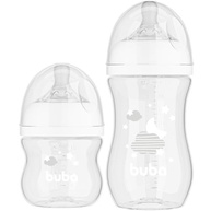 Kit 2 Mamadeiras Easy Flow Nuvem Branca 120/270ml - Sistema Anticólico Buba - imagem 2