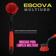 Kit 2 Escovas Multiuso Profissionais - Limpa Rejuntes, Frestas e Cantos | Ideal para Pisos, Roupas e Superfícies - imagem 5