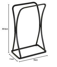 Porta-Toalhas de Bancada Arthi - Design Moderno, Sem Furos, 2 Toalhas - imagem 4