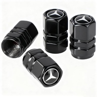 4 Tampas de Válvula de Pneu Premium: Proteção Universal Antivazamento para Carros, Motos e Caminhões (Preto) - imagem 1