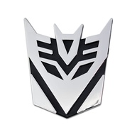 Emblema Decepticon Transformer Cromado 7.6cm - Destaque seu Estilo! - imagem 1