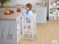 Torre de Aprendizagem Montessoriana 4 em 1 - Junges | Estímulo à Autonomia Infantil - imagem 3