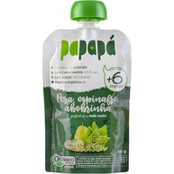 Papinha Orgânica Pera, Espinafre e Abobrinha 100g - Alimento Saudável e Natural para Bebês - imagem 1