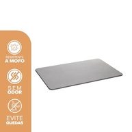 Tapete de Pedra Diatomita para Banheiro Cinza 60x39cm - Absorção Rápida e Design Moderno - imagem 4