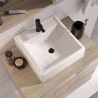Conjunto Prisma 60cm com Vidro - Design Moderno em Madeira e Acabamento em Alumínio - imagem 3