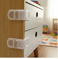 Kit com 6 Travas de Gaveta Laterais Transparentes com Adesivo 3M - Segurança e Praticidade para sua Casa - imagem 5