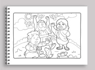 Livro de Colorir Adulto Cute & Comfy Super Special Edição 14: Colorindo com Deus - Capa Holográfica Inspiradora - imagem 3