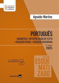 Português Esquematizado 12ª Edição 2025: Domine a Língua com Agnaldo Martino - imagem 2