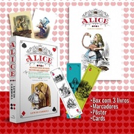 Box Mágico: Alice No País Das Maravilhas + Através Do Espelho + Livro Para Colorir - imagem 3