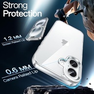 JETech Capa iPhone 16 6.1" Transparente Anti-Amarelecimento e Anti-Choque - imagem 5