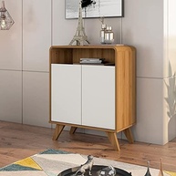 Aparador Retrô 2 Portas Nature Off White - Estilo e Funcionalidade para seu Ambiente - imagem 3