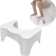 Banquinho Auxiliar Ergonômico para Vaso Sanitário - Apoio para Pés que Melhora a Postura Intestinal - imagem 2