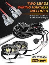 MAYELLO Luzes de LED 10cm 60W: Iluminação Off-Road Potente e Durável para Sua Aventura - imagem 4