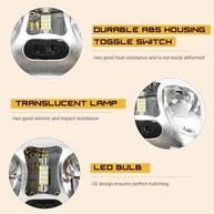 Lâmpada de Teto LED para Ford Ranger 1993-2004: Iluminação Interna Superior (F37Z-13776-B) - imagem 4