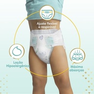 Fralda Pampers Premium Care Tamanho P - 40 Unidades | Proteção Suave e Absorvente para Bebês - imagem 4