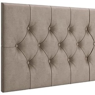 Cabeceira Capitonê para Cama Box Casal Queen 1,60m - Design Sofisticado em Suede Bege - imagem 5