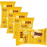 Kit 5 Biscoitos Biscotti de Banana e Cacau 60g - Papapá | Crocância e Sabor Premium - imagem 2