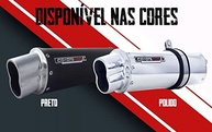 Escapamento Coyote RS5 Boca 8 Oval em Alumínio - CG 160 Titan (2016+) Polido - imagem 4