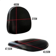 Cadeira Executiva Courvin Preto - Design Ergonômico Sem Braço com Altura Ajustável e Rodízios Antirriscos - imagem 5