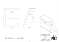 Suporte de Braço Ergonômico para VW Polo, Virtus e Nivus (Preto) - Conforto e Estilo - imagem 3