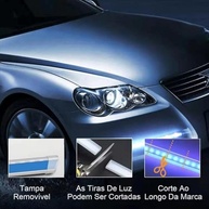 Fita de LED Automotiva 60cm: Seta Amarela Sequencial e Luz Branca Decorativa 12V - imagem 5