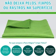 Pano Mágico Limpa Vidros - Sem Fiapos, Sem Riscos, Brilho Cristalino - imagem 5