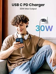 Carregador UGREEN Nexode 30W GaN Mini USB-C: Potência Rápida e Compacta para iPhone, MacBook e Mais - imagem 3
