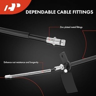 Cabos de Freio de Estacionamento A-Premium para Hyundai Accent 1995-2002 (Traseiro Esquerdo e Direito) - Conjunto Completo - imagem 5