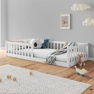Cama Montessoriana Infantil Gustavo - Segurança e Estímulo ao Desenvolvimento com Design Moderno - imagem 3