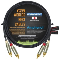 Cabos RCA Star Quad Canare L-4E6S 1.8m: Som Profissional e Livre de Ruídos - imagem 1