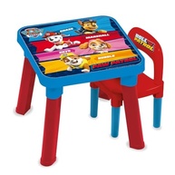 Mesa de Atividades com Cadeira da Patrulha Canina - Estímulo à Criatividade Infantil - imagem 3