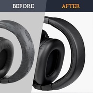 SOULWIT Capa Faixa de Cabeça Premium para Audio Technica ATH M50/M50X - Couro Sintético Durável e Confortável (Preto) - imagem 5