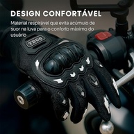Luva Motoboy Carbono: Proteção Máxima, Conforto e Segurança para Sua Pilotagem - imagem 3