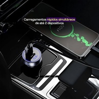 Carregador Veicular Geonav SuperPower Duo 38W: Carregamento Ultrarrápido 2 Dispositivos - imagem 4