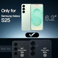 JETech Capa Samsung Galaxy S25 5G: Proteção Transparente Anti-Amarelamento e Anti-Choque (Verde) - imagem 3