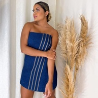 Kit 4 Toalhas de Banho 100% Algodão Premium Dubai - 70x130cm Cinza - imagem 3