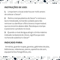 Anti Mofo Secar Original 180g - Caixa com 24 Unidades | Carvão Ativo que Absorve Umidade e Perfuma Ambientes - imagem 5