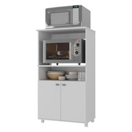 Balcão Multiuso de Cozinha Multimóveis Branco Premium – Organize com Estilo e Praticidade - imagem 2