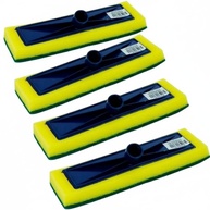 Rodo Abrasivo Refil com Esponja 26 cm - Limpeza Profunda para Pisos, Azulejos e Piscinas - Kit com 4 Unidades - imagem 1