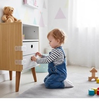 Kit com 6 Travas de Gaveta Laterais Transparentes com Adesivo 3M - Segurança e Praticidade para sua Casa - imagem 4