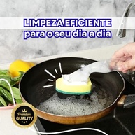 Esponja com Dispenser de Detergente 130 ml - Limpeza Inteligente e Econômica - imagem 4