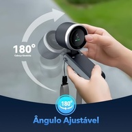 Ventilador Portátil Recarregável AQWS - Mini Fan Dobrável com Display Digital, 5 Velocidades e Bateria 3600mAh - imagem 4