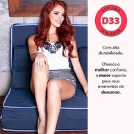 Puff Colchonete Dobrável 3 em 1 com Travesseiros - Sofá Cama Confortável em Espuma D33 - imagem 5