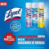 Lysol Desinfetante Spray Brisa da Manhã 295g - Potente Desinfecção com Fragrância Refrescante - imagem 5