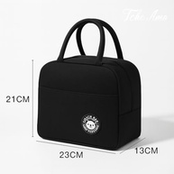 Bolsa Térmica Marmita Escolar e Fitness - Conserva Quente e Frio com Estilo (Preto) - imagem 4