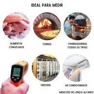 Termômetro Laser Digital Infravermelho Industrial -50°C a 380°C | Precisão Sem Contato - imagem 2