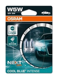 Lâmpada OSRAM COOL BLUE INTENSE W5W: Visual LED Branco e Mais Segurança - imagem 2